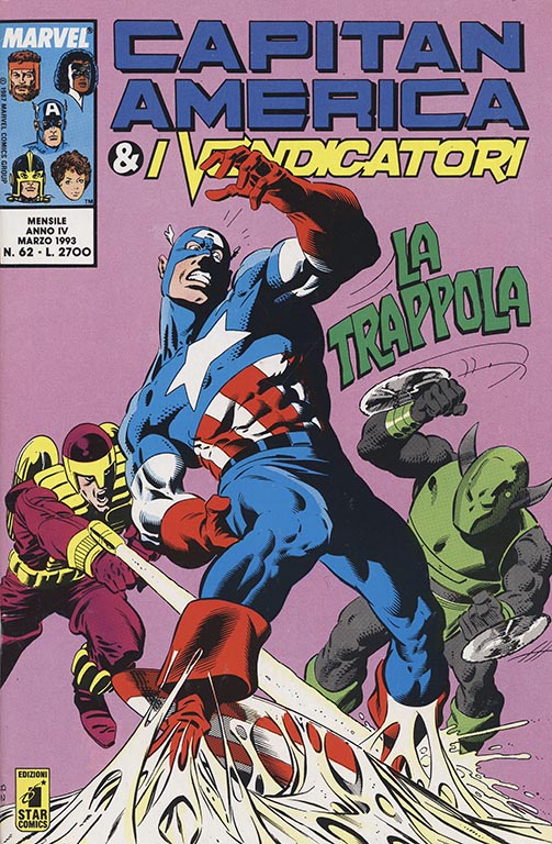 Capitan America & i Vendicatori nr. 62 (1993)