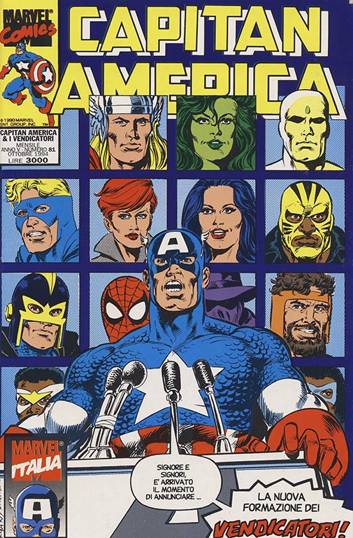 Capitan America & i Vendicatori nr. 81 (1994)