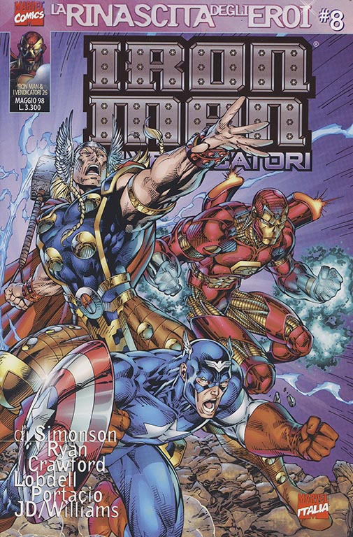 La Rinascita degli Eroi: Iron Man & I Vendicatori nr. 8 (1998)