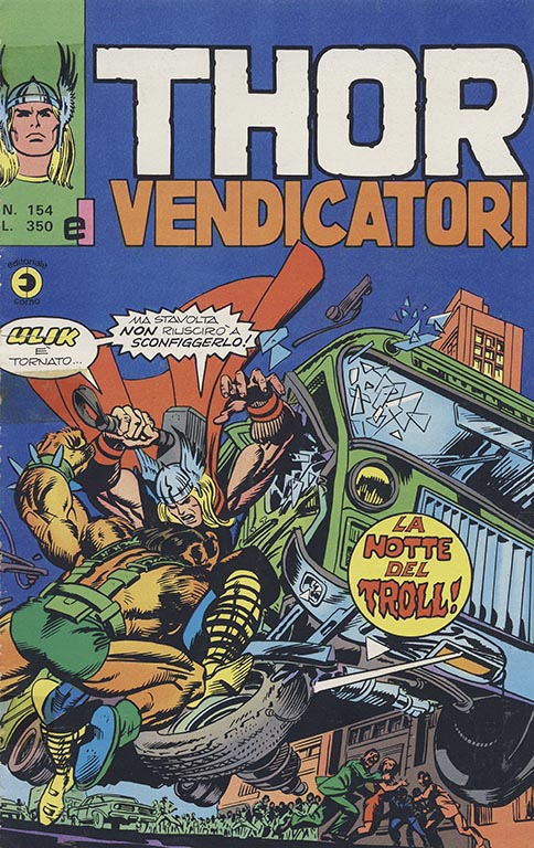 Il mitico Thor nr. 154 (1977) - Da Raccolta