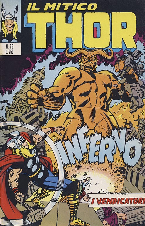 Il mitico Thor nr. 76 (1974)