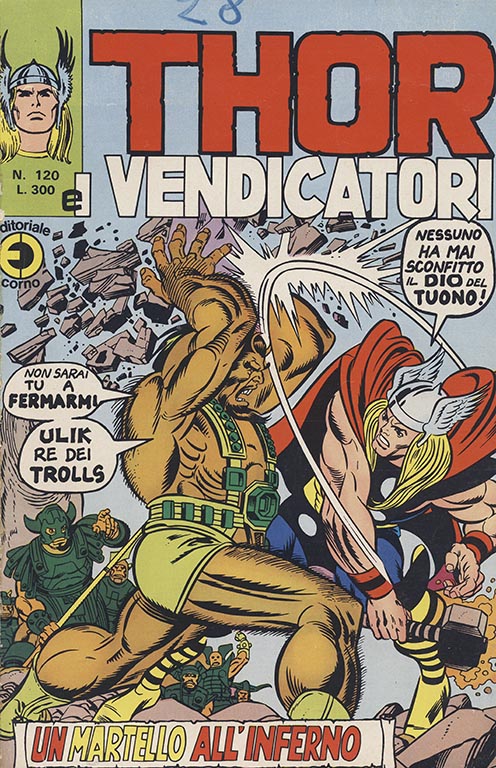 Il mitico Thor nr. 120 (1975) - Da Raccolta