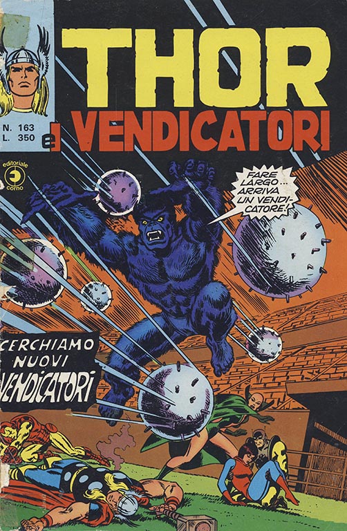Il mitico Thor nr. 163 (1977) - Da Raccolta
