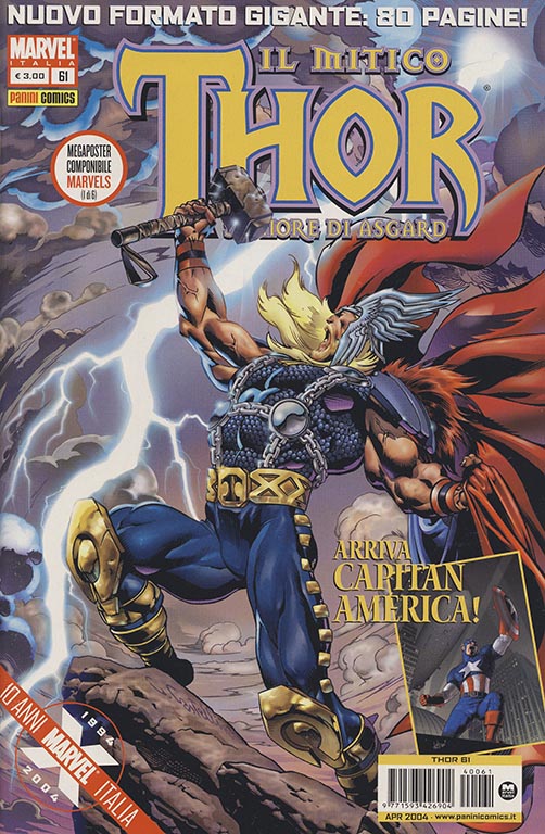 Il Mitico Thor Signore di Asgard nr. 61 (2004)