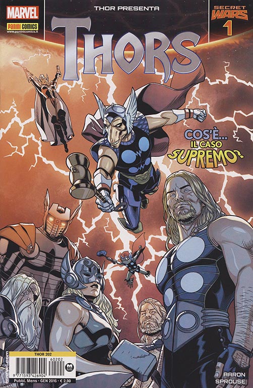 Secret Wars: Thors nr. 1 (2016)