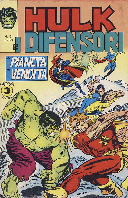 Hulk e i Difensori nr. 5 (1975)