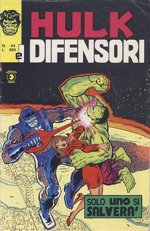 Hulk e i Difensori nr. 44 (1976)