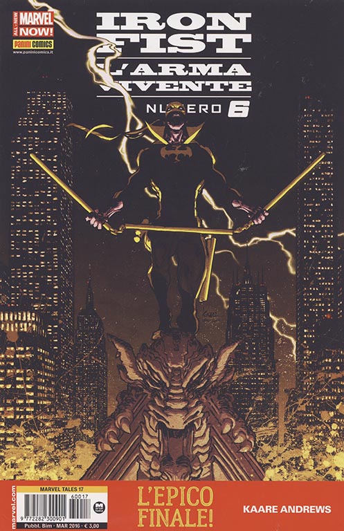 Iron Fist - L'Arma Vivente nr. 6 (2016)